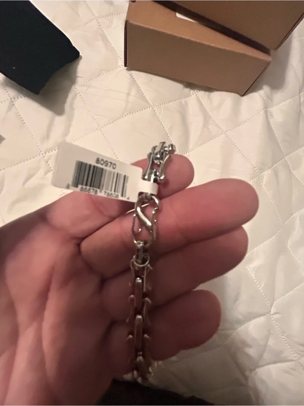 Invicta Silver-Tone Linked Bracelet Watch Bracelet